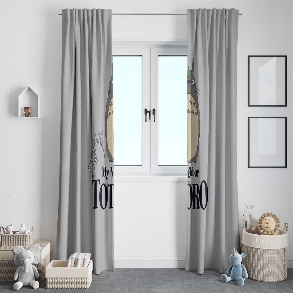 Totoro My Neighbor Totoro Window Curtain Ghibli Anime Style
