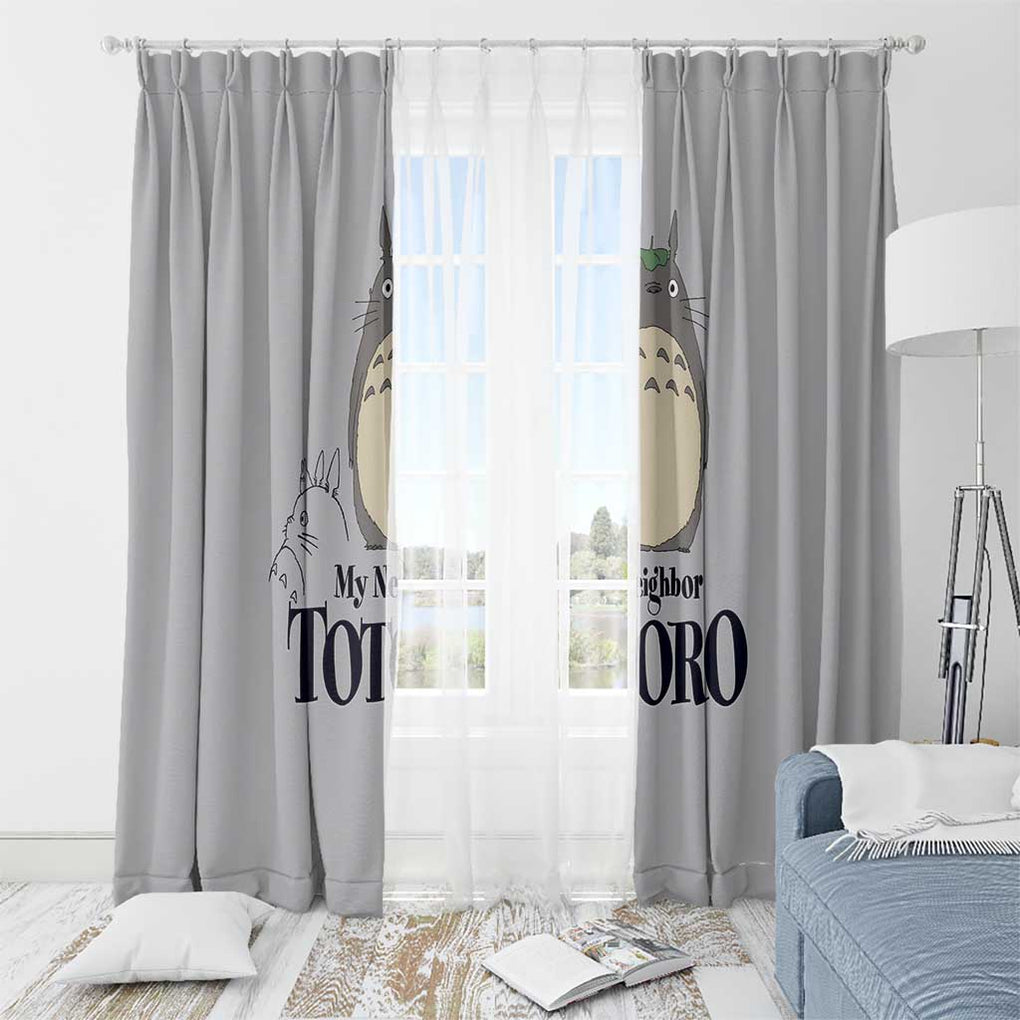 Totoro My Neighbor Totoro Window Curtain Ghibli Anime Style