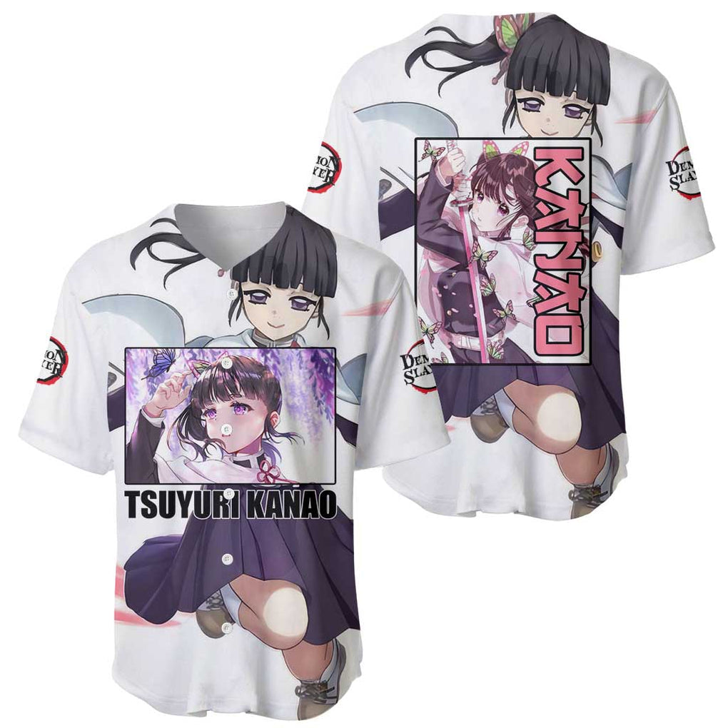 Kanao - Demon Slayer Baseball Jersey Anime Style