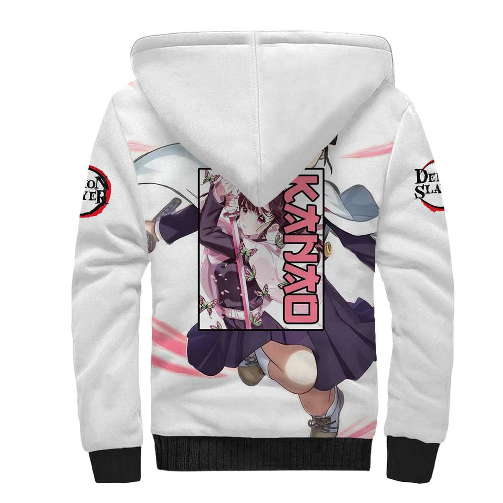 Kanao - Demon Slayer Sherpa Hoodie Anime Style