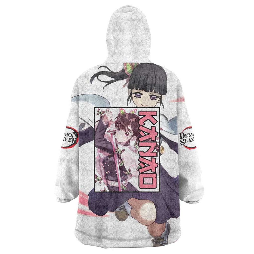 Kanao - Demon Slayer Wearable Blanket Hoodie Anime Style