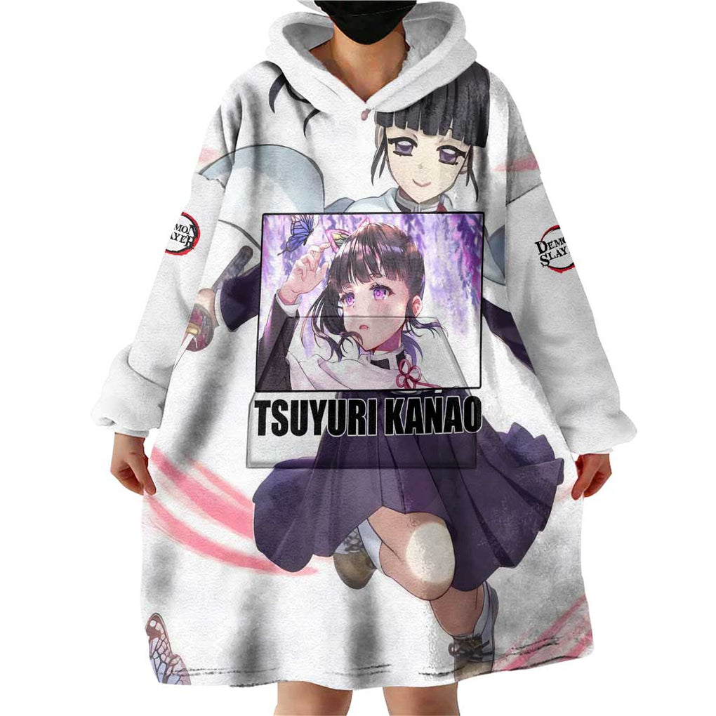 Kanao - Demon Slayer Wearable Blanket Hoodie Anime Style