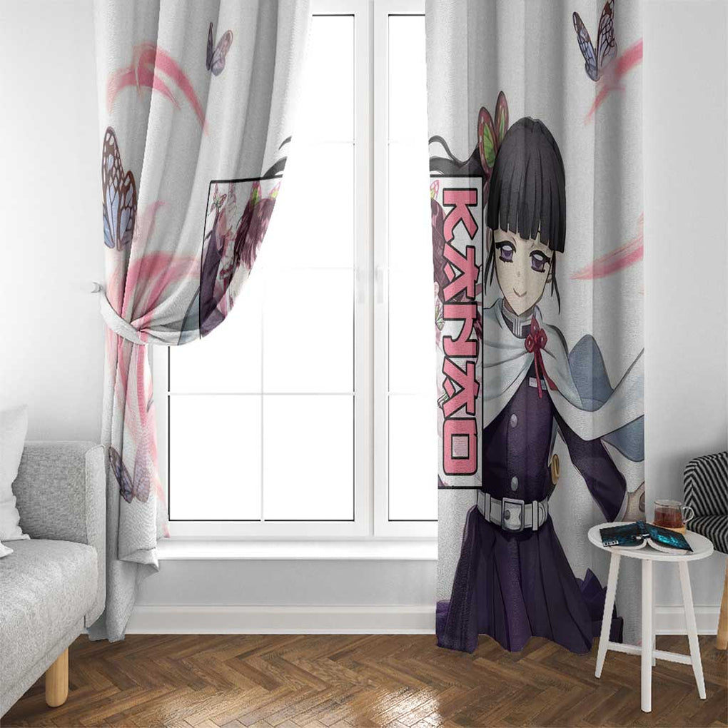 Kanao - Demon Slayer Window Curtain Anime Style