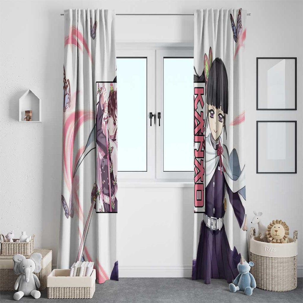 Kanao - Demon Slayer Window Curtain Anime Style