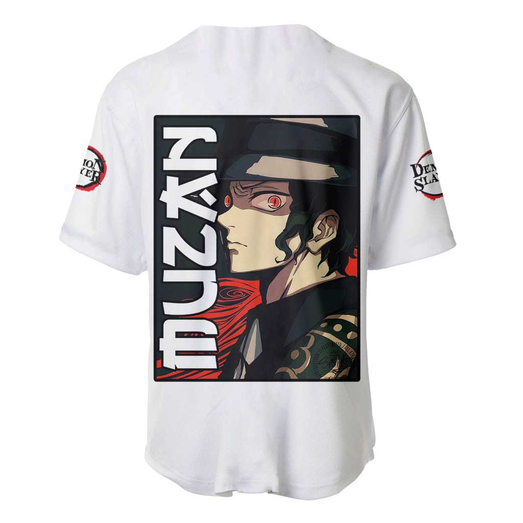 Muzan Kibutsuji - Demon Slayer Baseball Jersey Anime Style