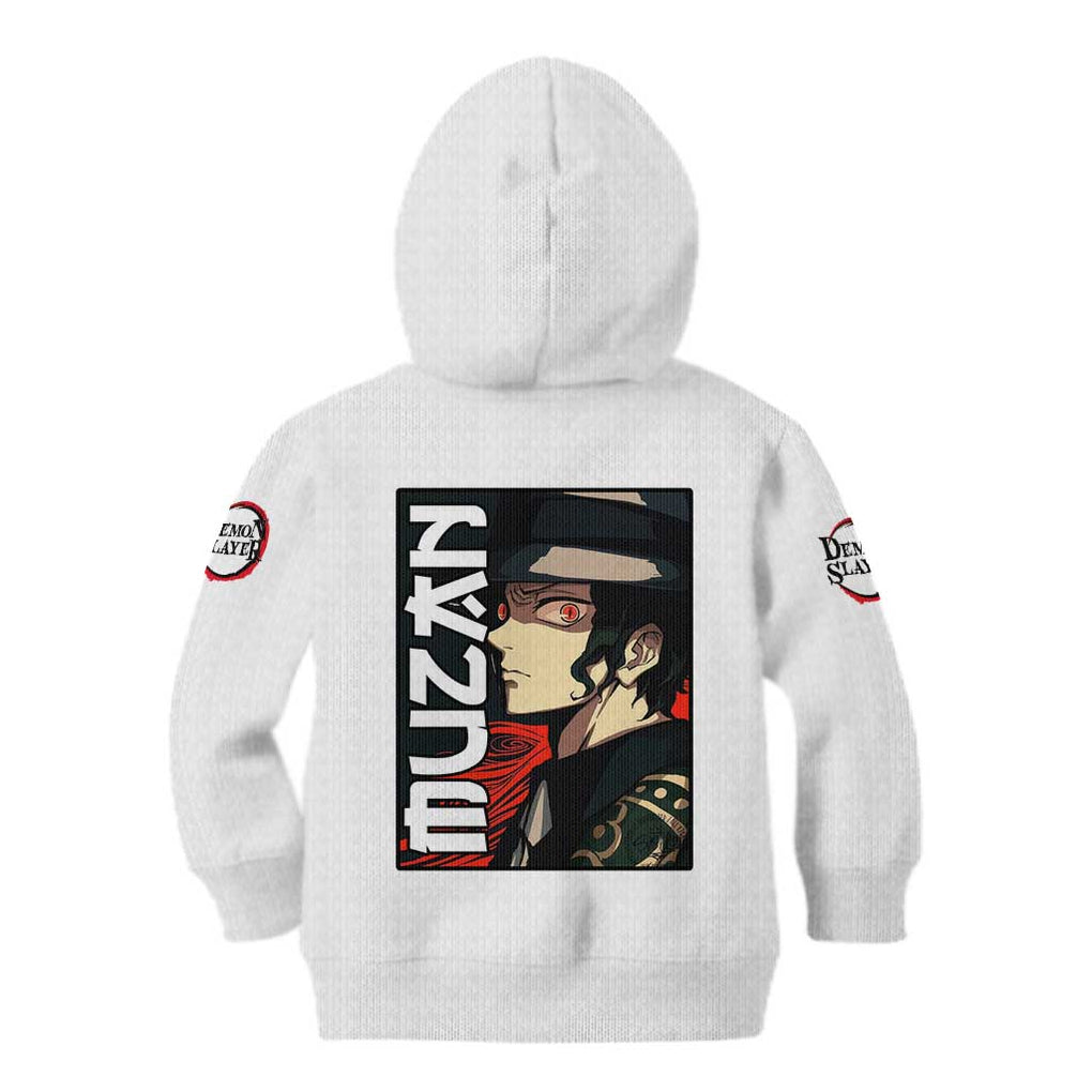 Muzan Kibutsuji - Demon Slayer Kid Hoodie Anime Style