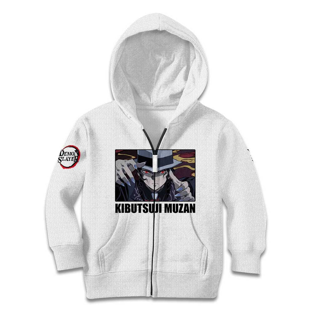Muzan Kibutsuji - Demon Slayer Kid Hoodie Anime Style