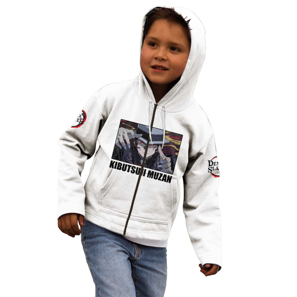 Muzan Kibutsuji - Demon Slayer Kid Hoodie Anime Style