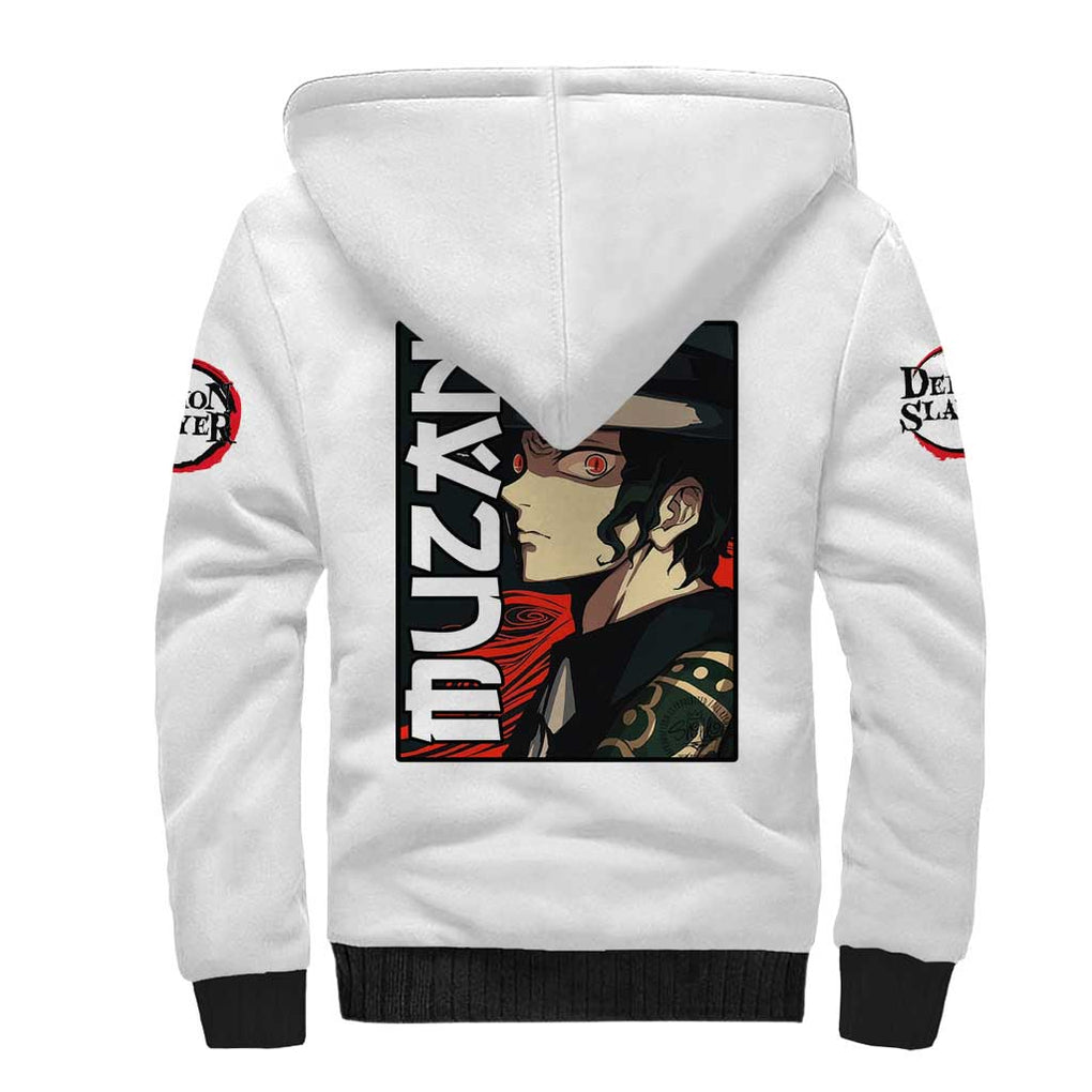 Muzan Kibutsuji - Demon Slayer Sherpa Hoodie Anime Style