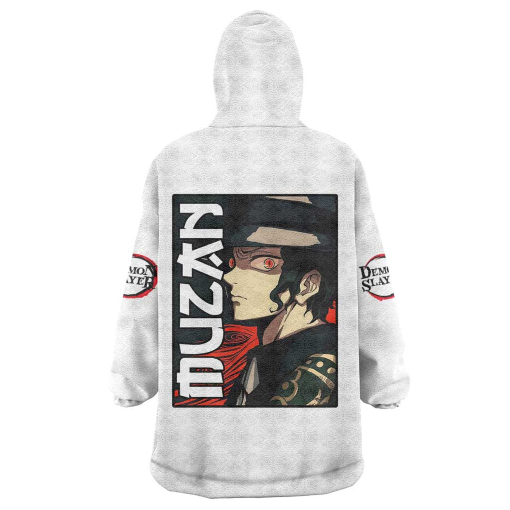 Muzan Kibutsuji - Demon Slayer Wearable Blanket Hoodie Anime Style