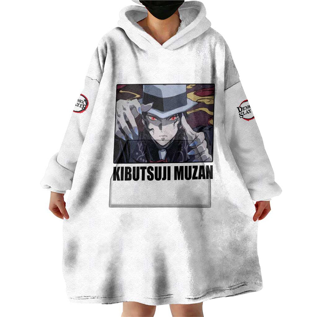Muzan Kibutsuji - Demon Slayer Wearable Blanket Hoodie Anime Style
