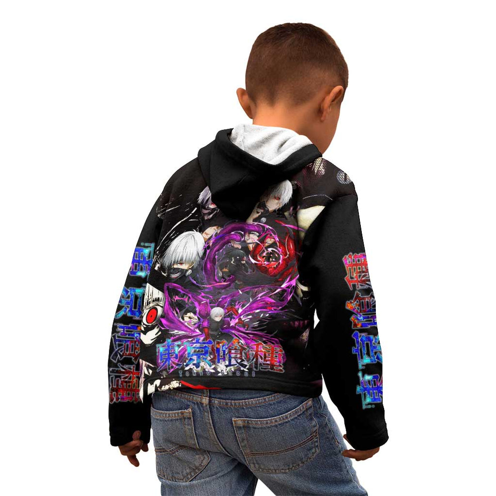 Kaneki Ken Tokyo Ghoul Grunge Kid Hoodie Anime Style