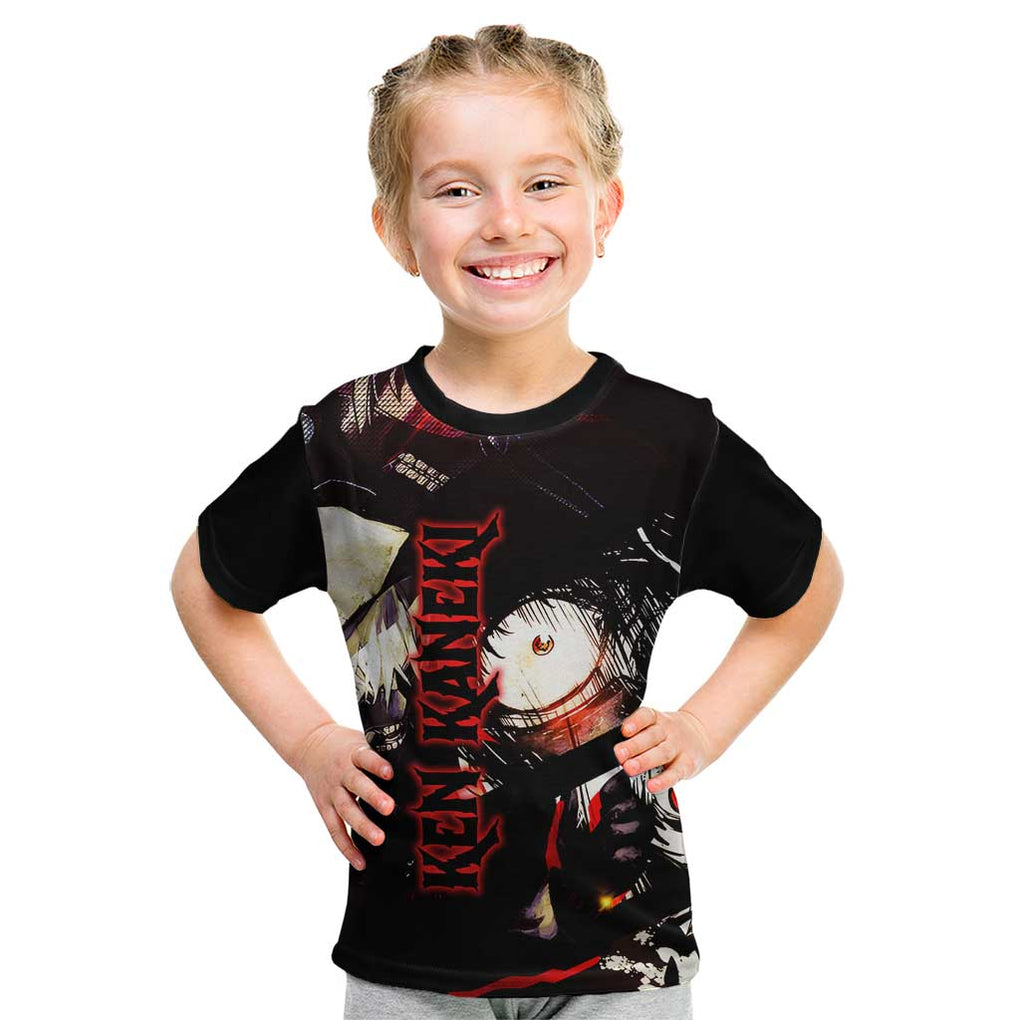 Kaneki Ken Tokyo Ghoul Grunge Kid T Shirt Anime Style