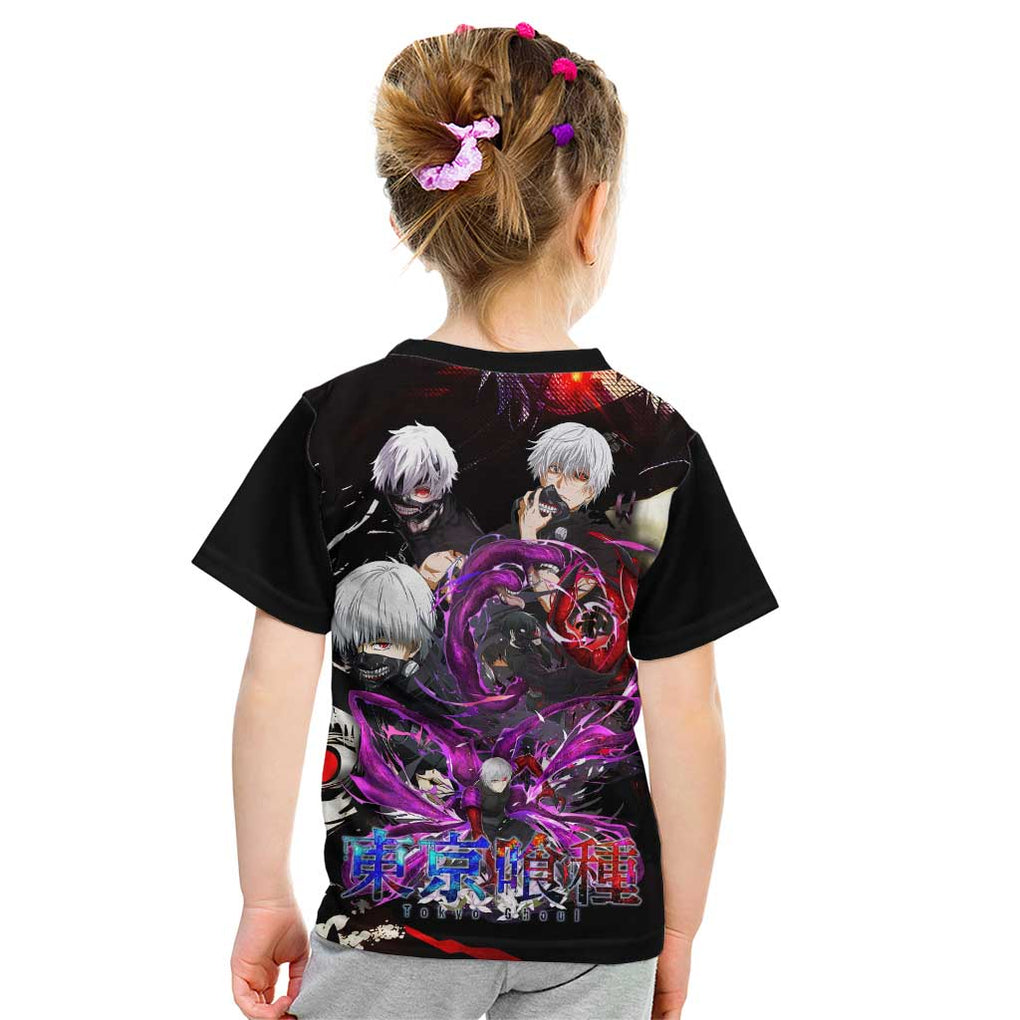 Kaneki Ken Tokyo Ghoul Grunge Kid T Shirt Anime Style