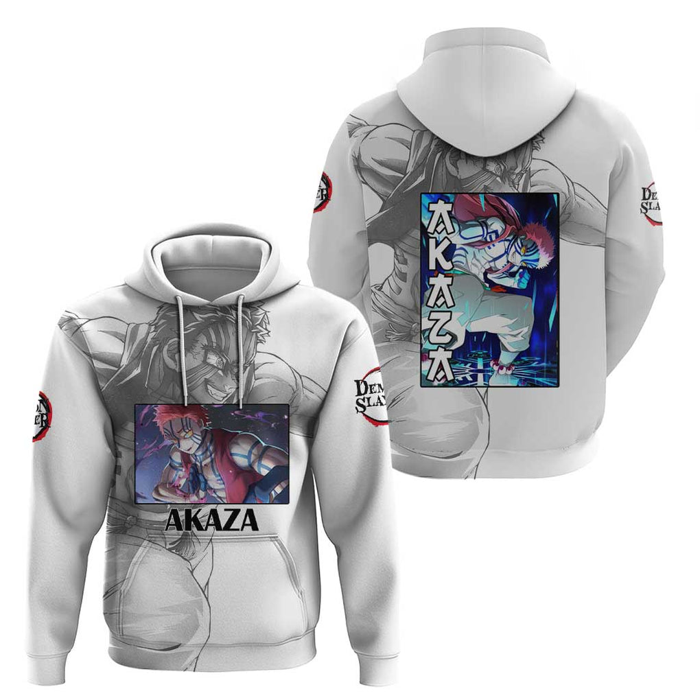 Akaza - Demon Slayer - Kimesu no Yaiba Hoodie Japan Art Style