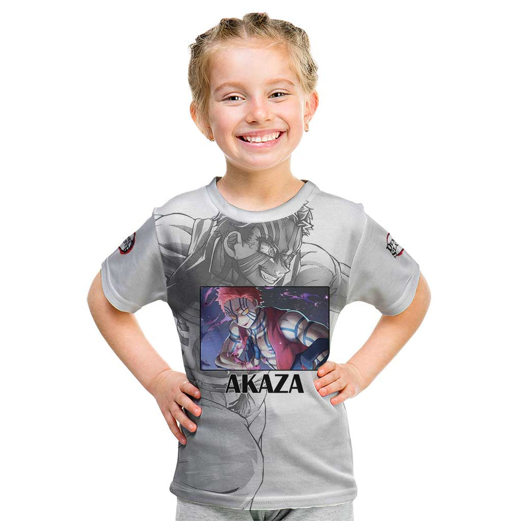 Akaza - Demon Slayer - Kimesu no Yaiba Kid T Shirt Japan Art Style