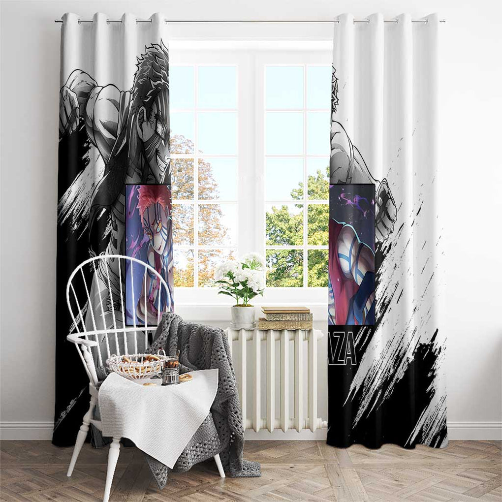Akaza - Demon Slayer - Kimesu no Yaiba Window Curtain Japan Art Style