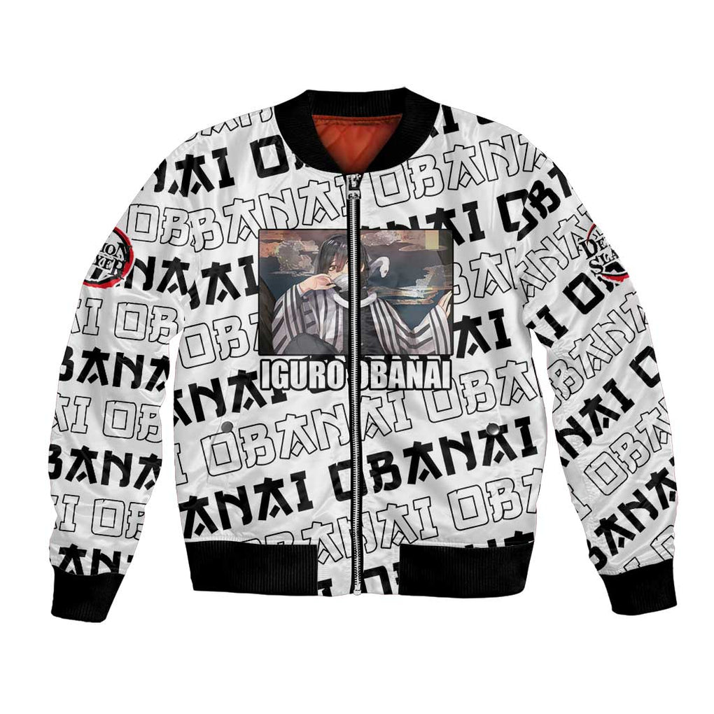 Iguro Obanai - Demon Slayer Bomber Jacket Anime Style