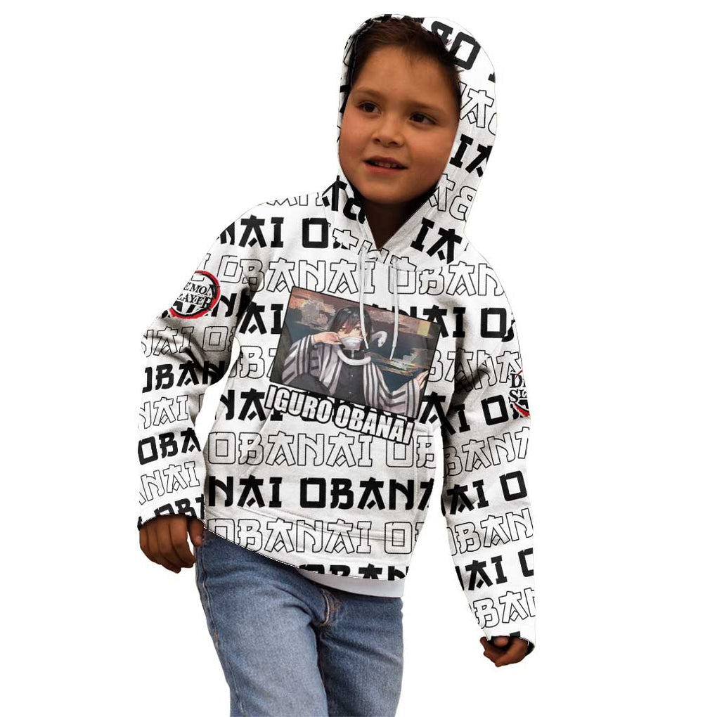Iguro Obanai - Demon Slayer Kid Hoodie Anime Style