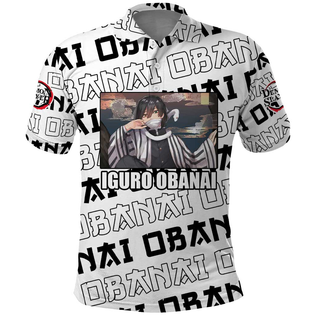 Iguro Obanai - Demon Slayer Polo Shirt Anime Style