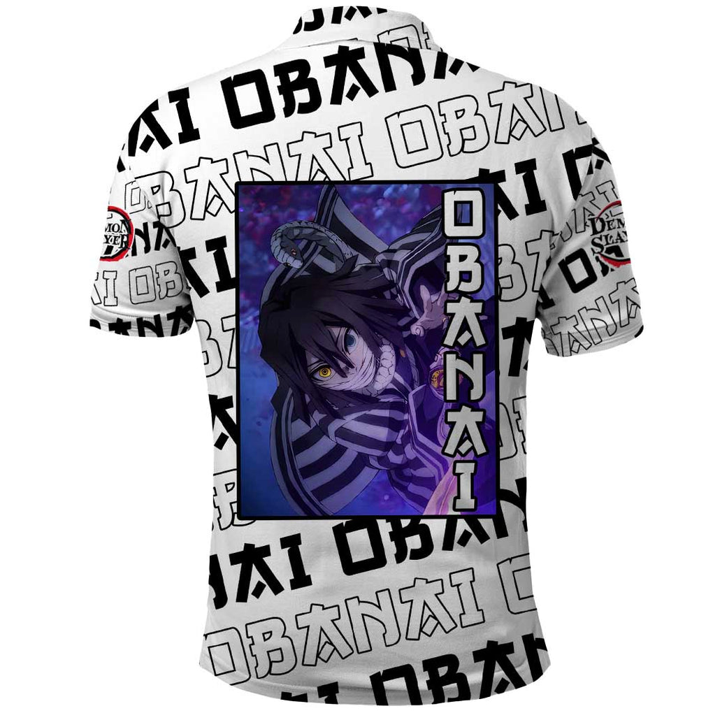 Iguro Obanai - Demon Slayer Polo Shirt Anime Style