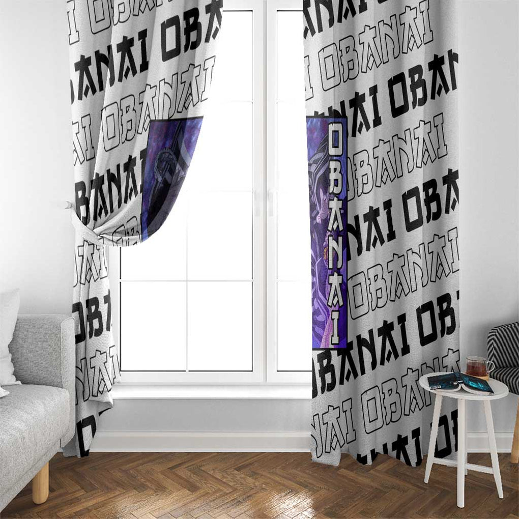 Iguro Obanai - Demon Slayer Window Curtain Anime Style