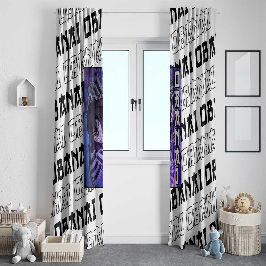 Iguro Obanai - Demon Slayer Window Curtain Anime Style