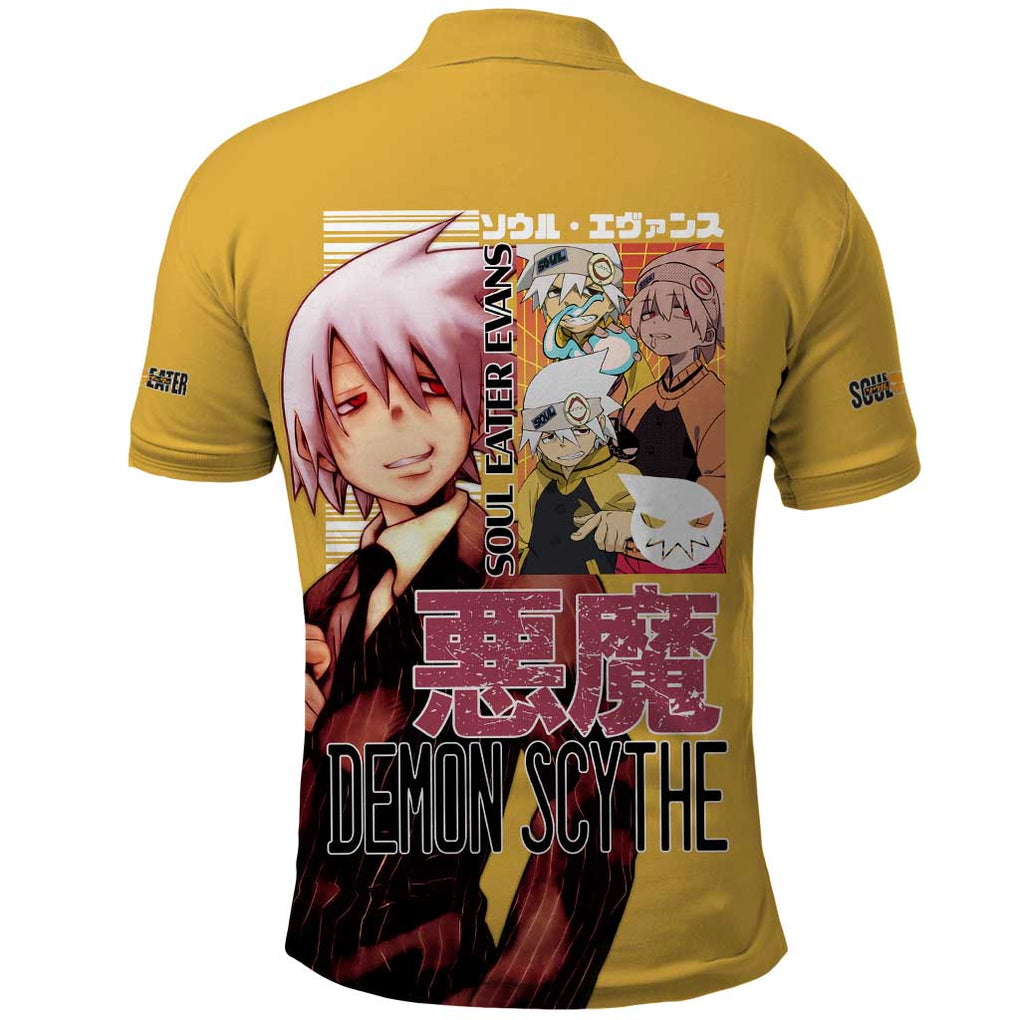 Soul Evans Soul Eater Polo Shirt Anime Style