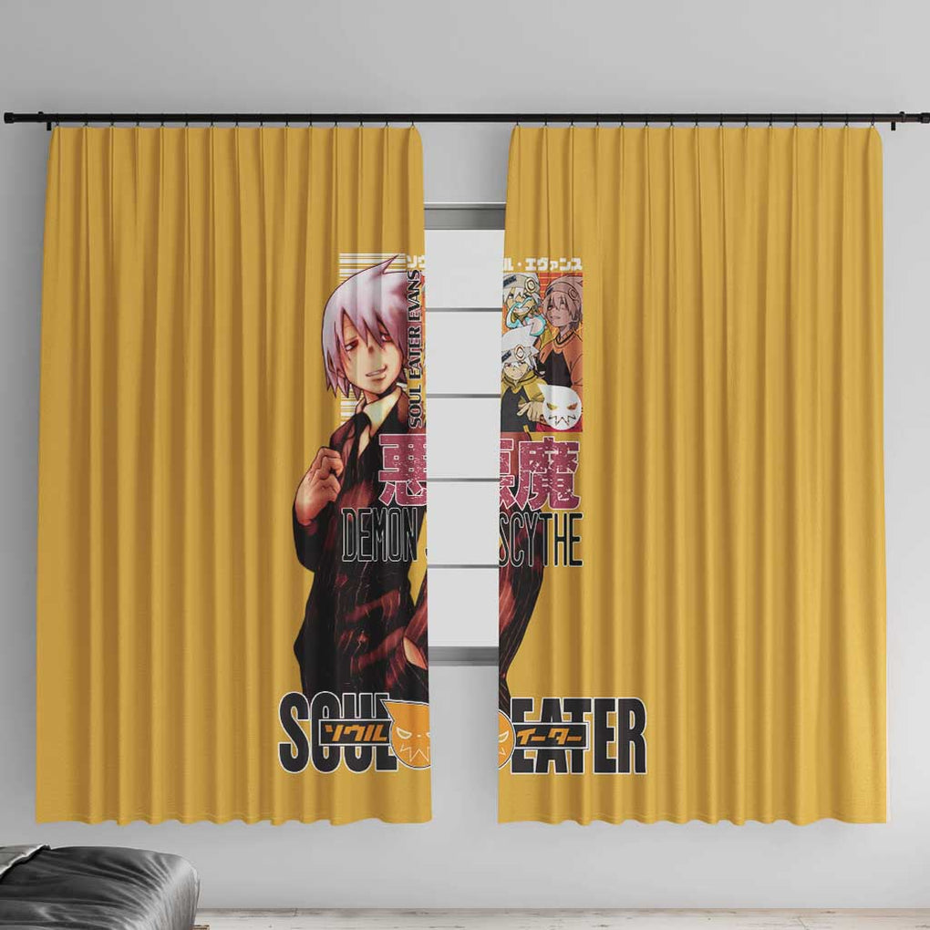 Soul Evans Soul Eater Window Curtain Anime Style