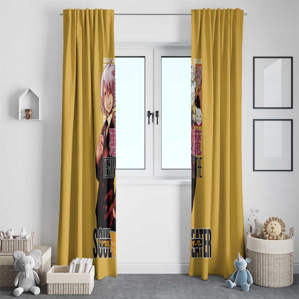 Soul Evans Soul Eater Window Curtain Anime Style
