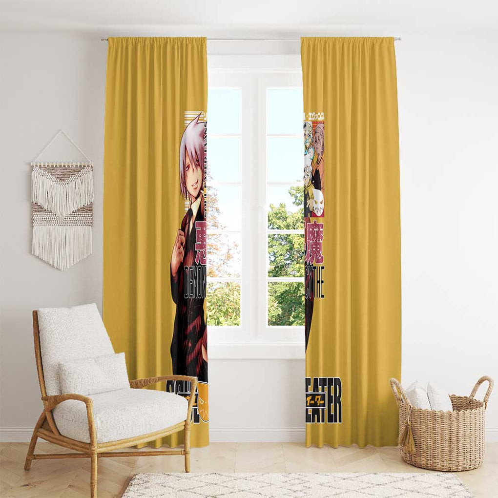 Soul Evans Soul Eater Window Curtain Anime Style