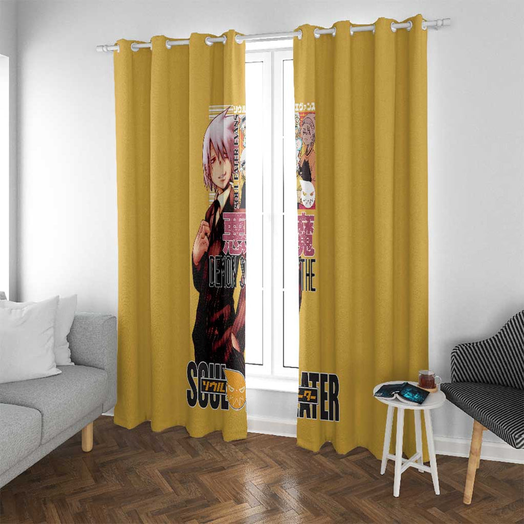 Soul Evans Soul Eater Window Curtain Anime Style