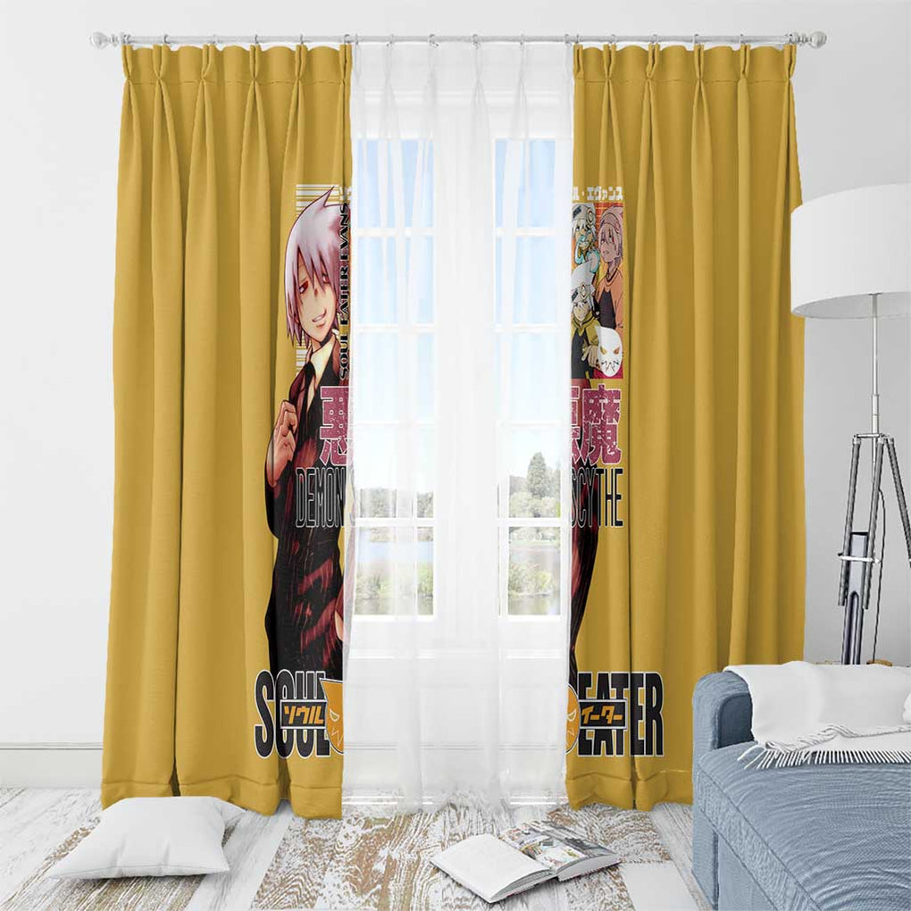 Soul Evans Soul Eater Window Curtain Anime Style