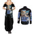Black Star - Soul Eater Couples Matching Summer Maxi Dress and Long Sleeve Button Shirt Japan Anime Style
