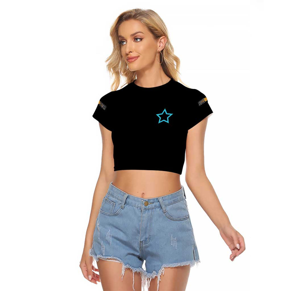 Black Star - Soul Eater Raglan Cropped T Shirt Japan Anime Style