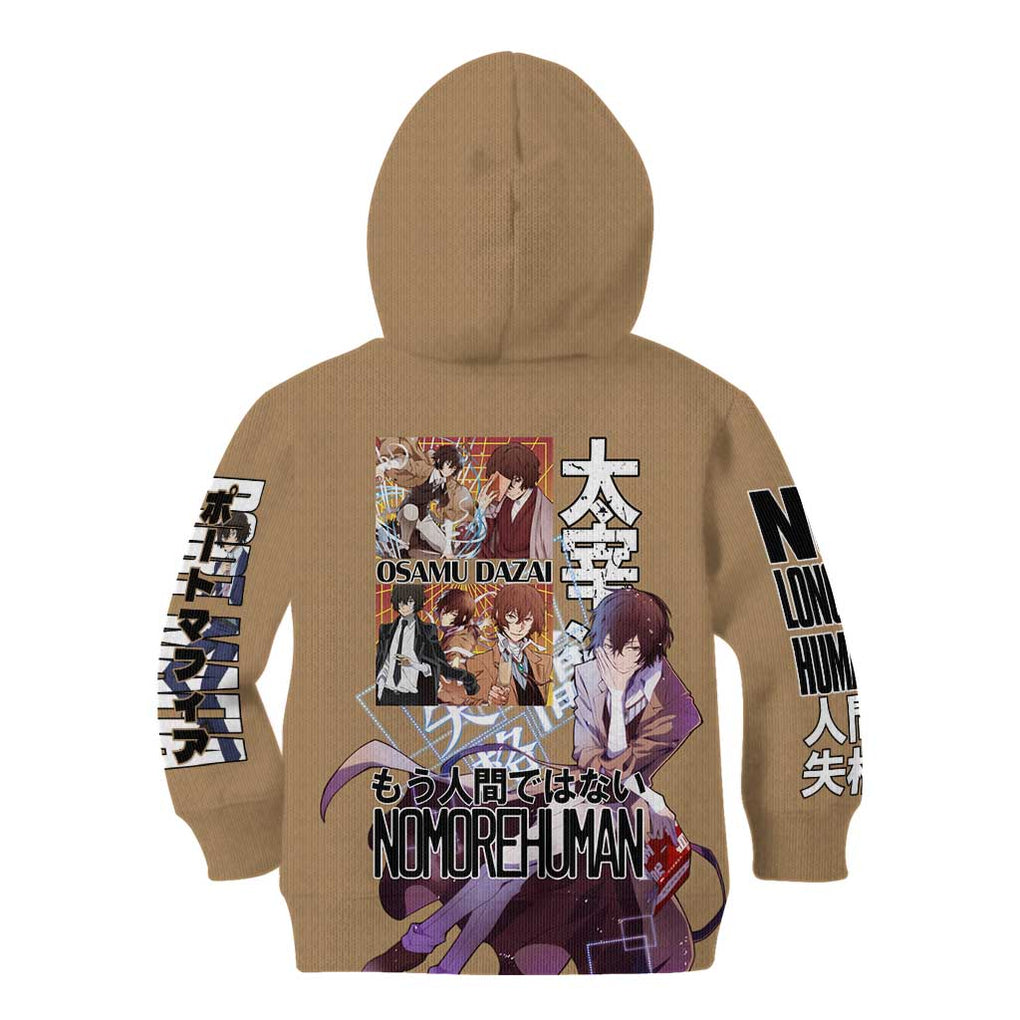 Osamu Dazai Bungou Stray Dogs Kid Hoodie Anime Style