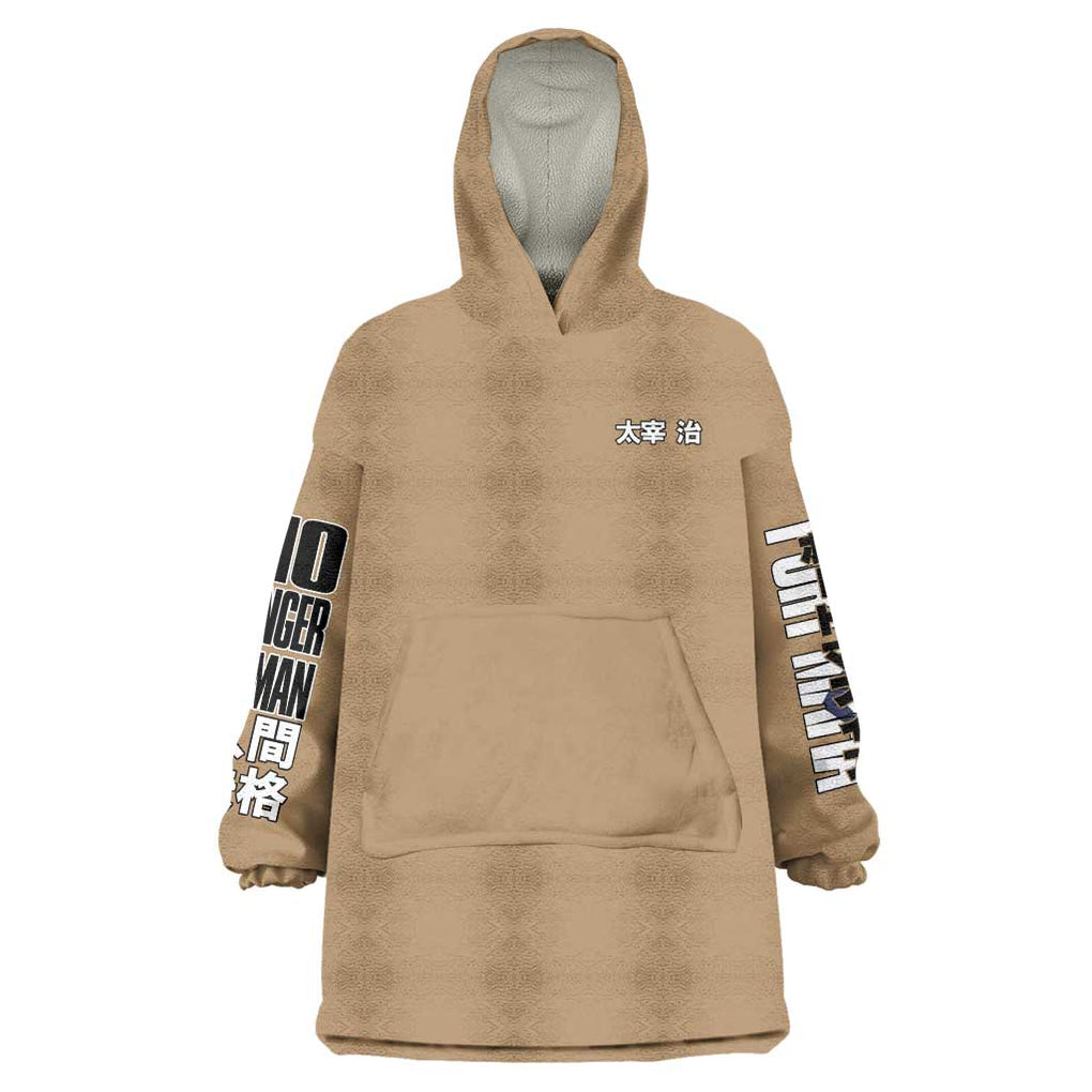 Osamu Dazai Bungou Stray Dogs Wearable Blanket Hoodie Anime Style