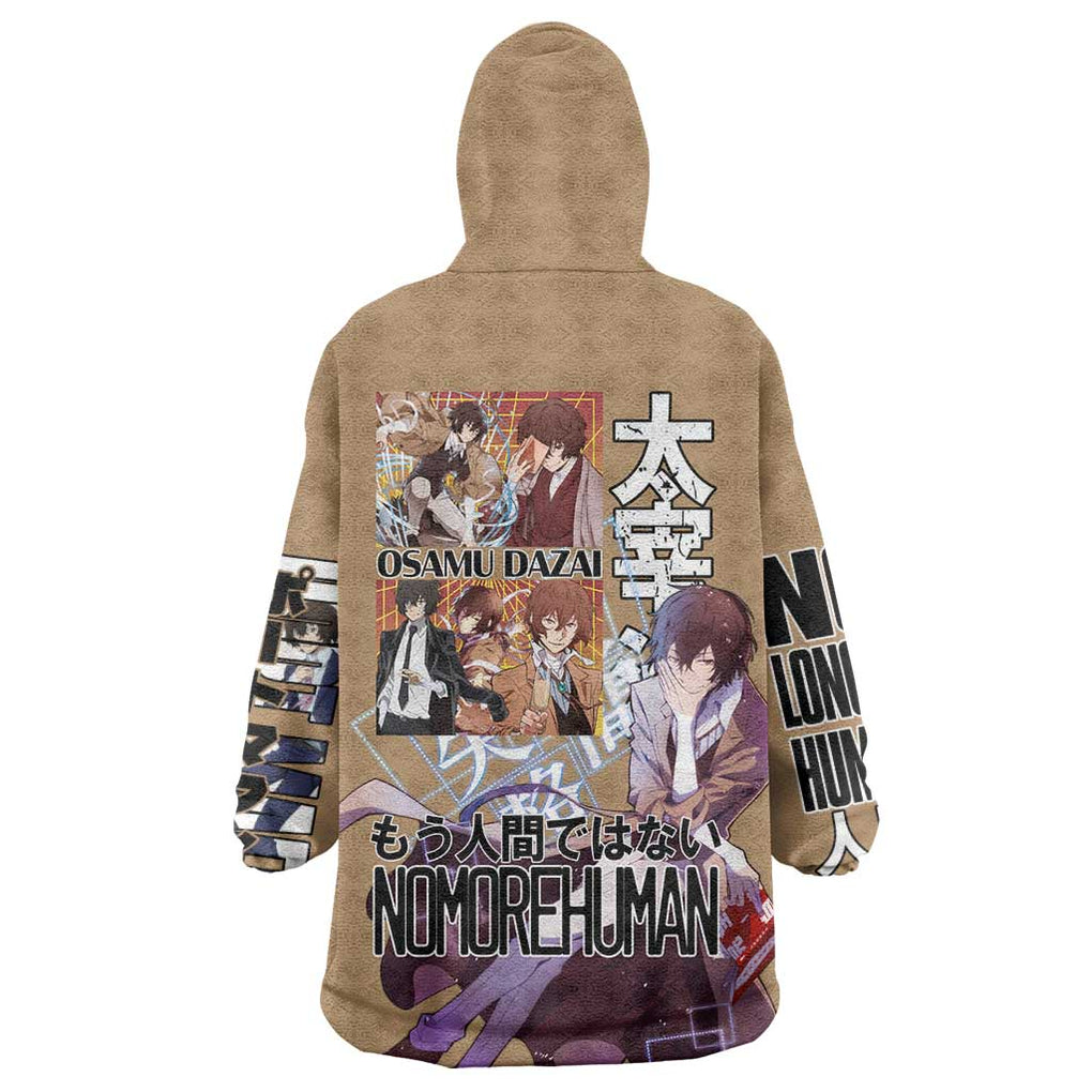 Osamu Dazai Bungou Stray Dogs Wearable Blanket Hoodie Anime Style