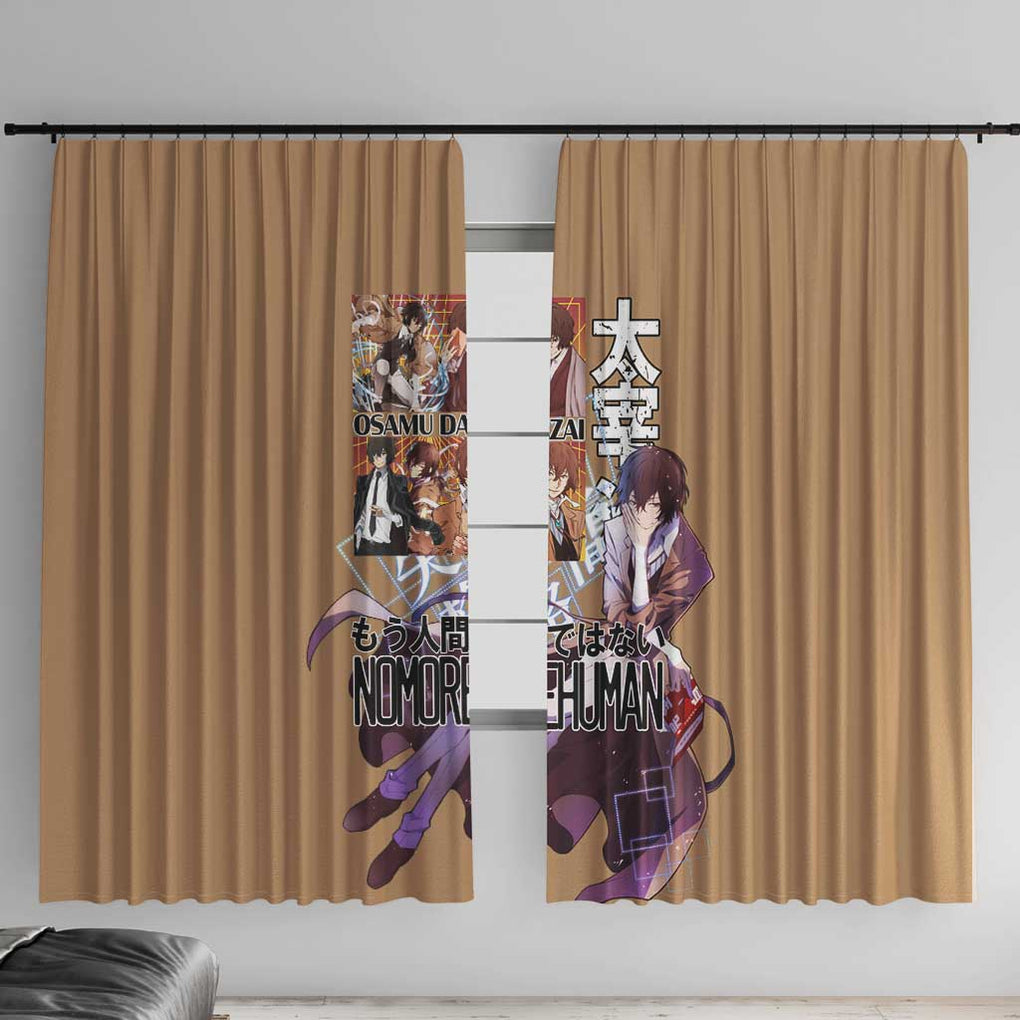 Osamu Dazai Bungou Stray Dogs Window Curtain Anime Style