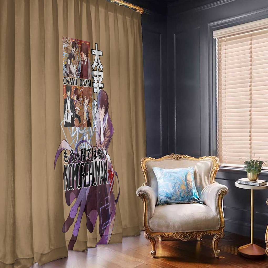 Osamu Dazai Bungou Stray Dogs Window Curtain Anime Style
