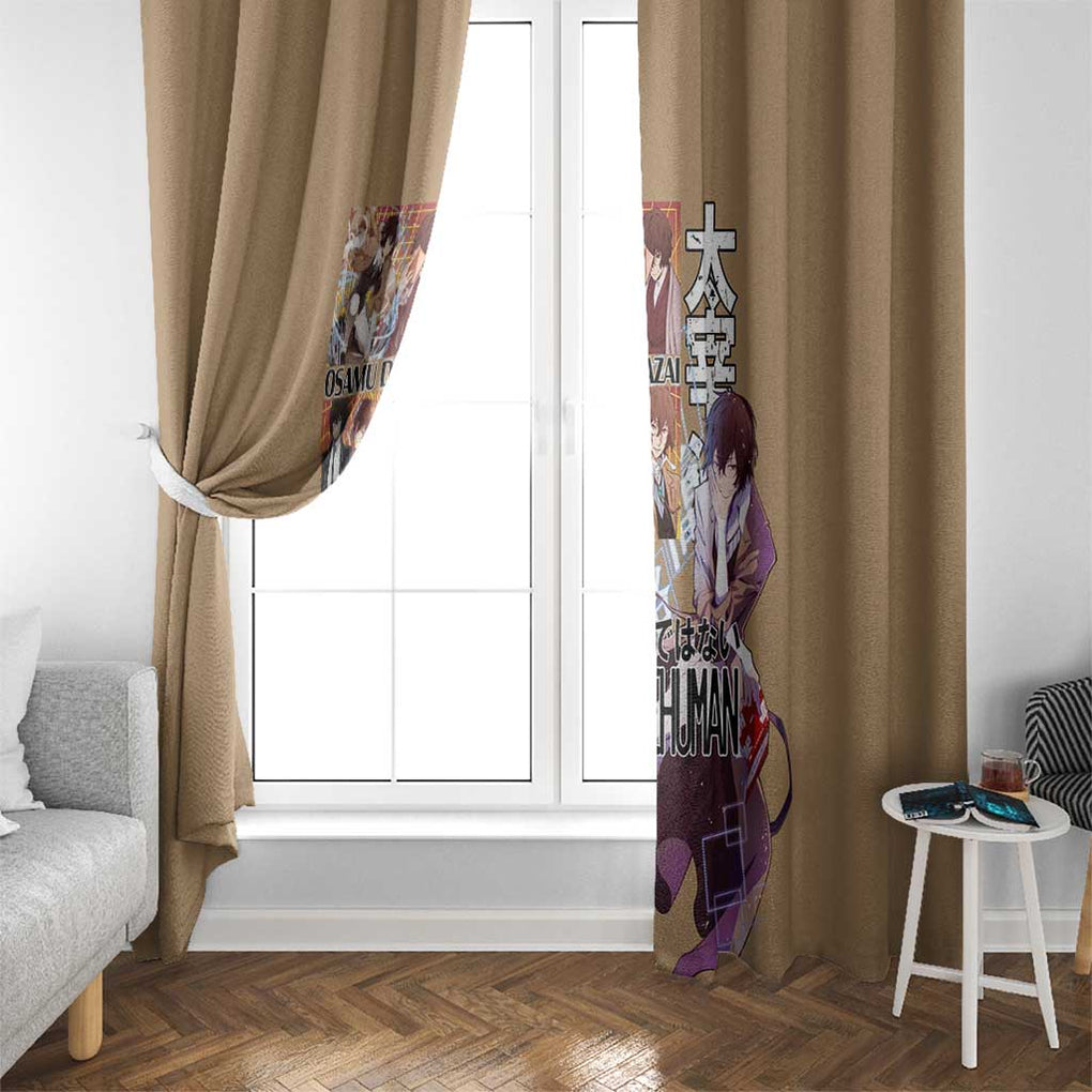 Osamu Dazai Bungou Stray Dogs Window Curtain Anime Style