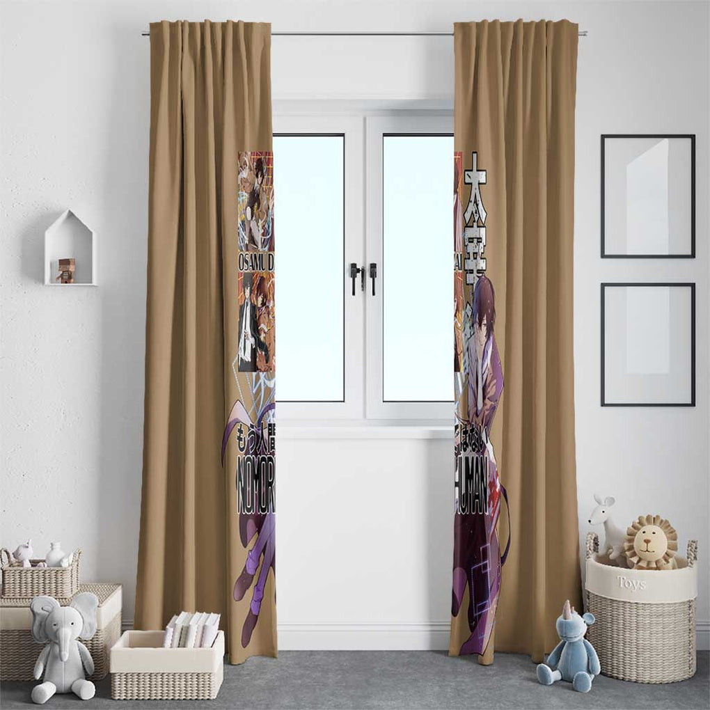 Osamu Dazai Bungou Stray Dogs Window Curtain Anime Style