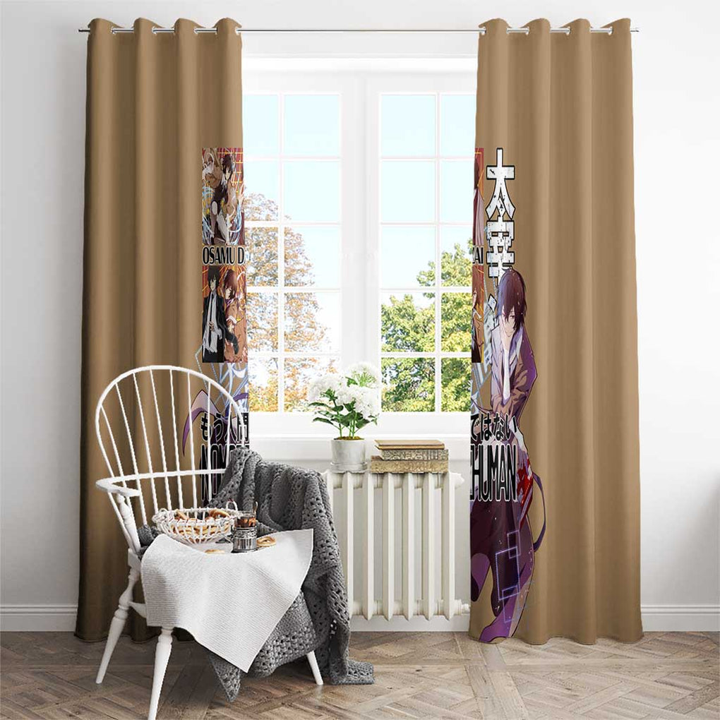 Osamu Dazai Bungou Stray Dogs Window Curtain Anime Style