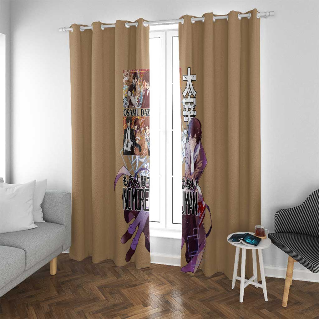 Osamu Dazai Bungou Stray Dogs Window Curtain Anime Style