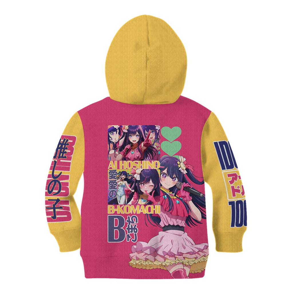 Ai Hoshino Oshi no Ko Kid Hoodie Anime Style