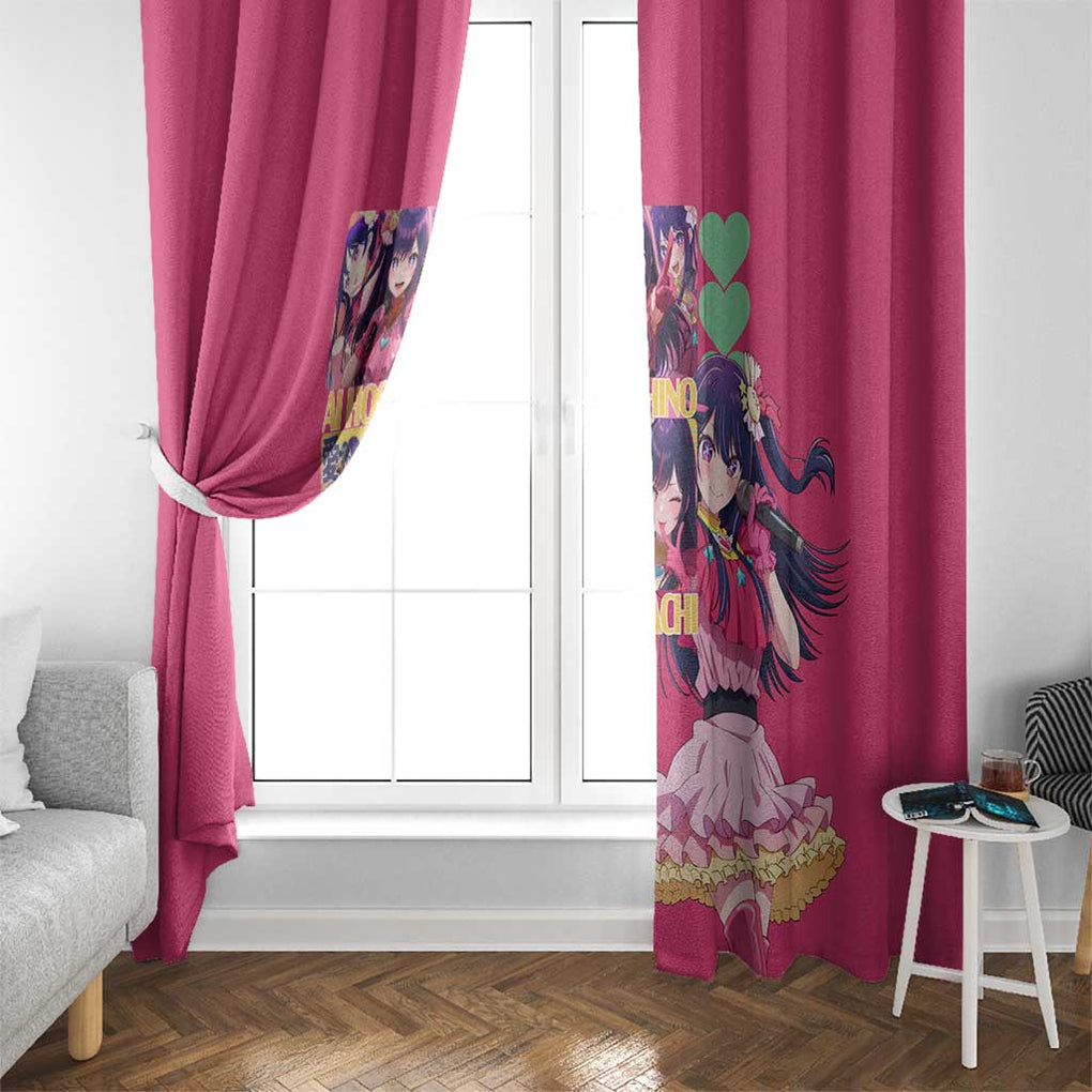 Ai Hoshino Oshi no Ko Window Curtain Anime Style