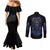 skull-butterfly-demon-zero-fck-given-couples-matching-mermaid-dress-and-long-sleeve-button-shirt