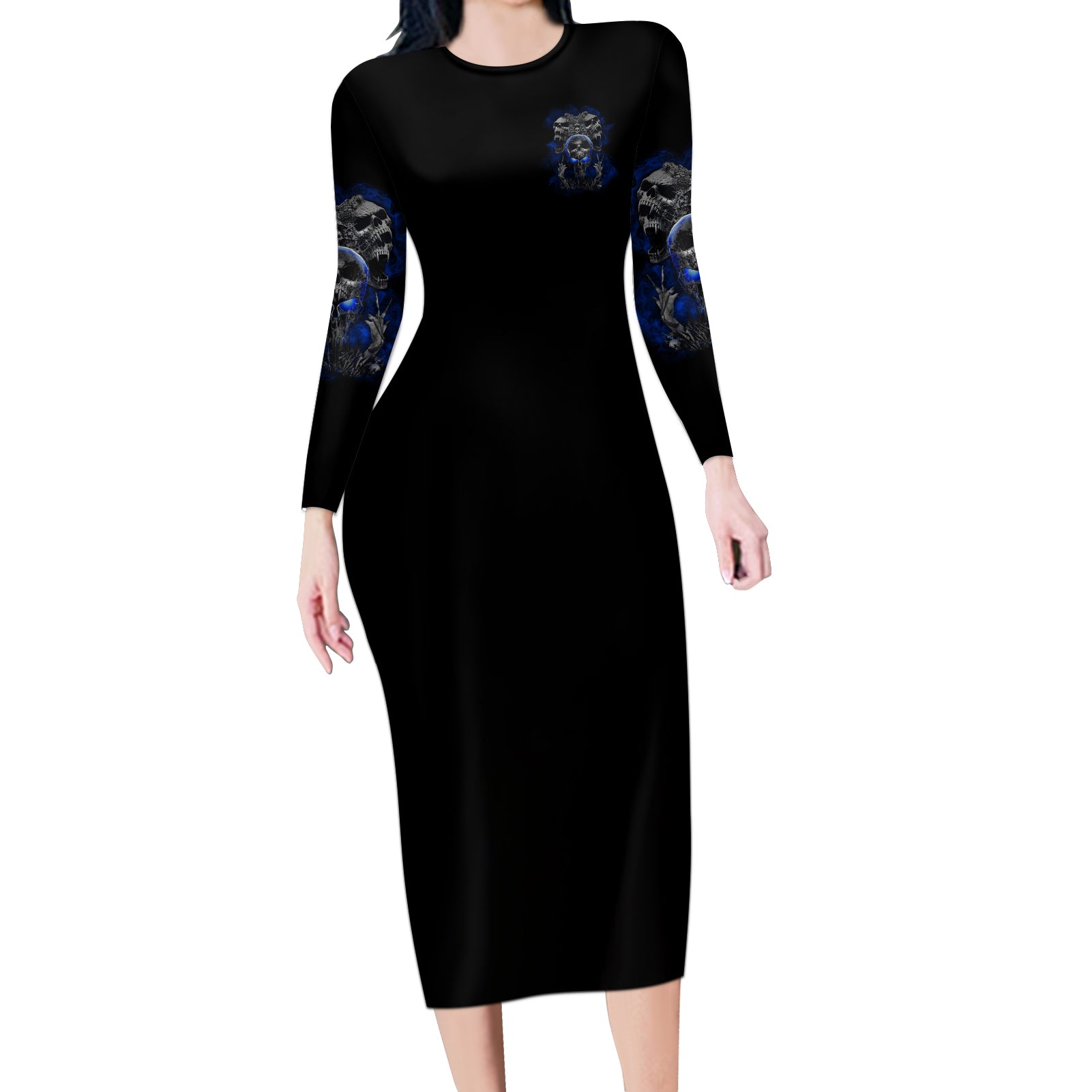 skull-butterfly-demon-zero-fck-given-long-sleeve-bodycon-dress