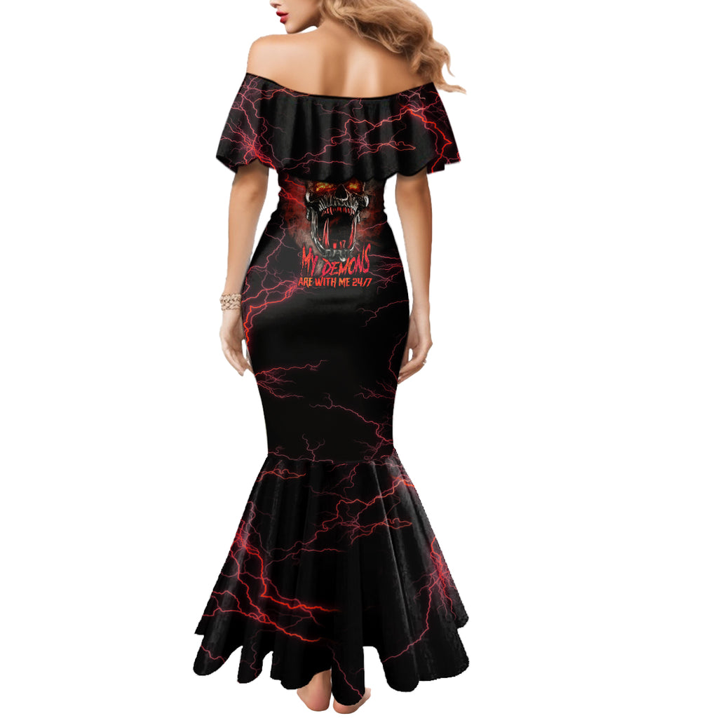im-never-alone-skull-demon-mermaid-dress
