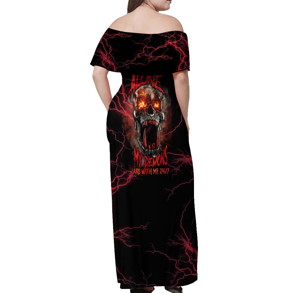 im-never-alone-skull-demon-off-shoulder-maxi-dress